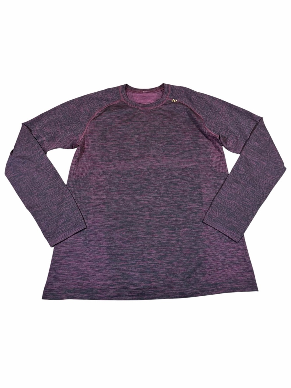 NWT Lululemon Metal Vent Tech Thermal Long-Sleeve Crew (Black Cherry/Black) M